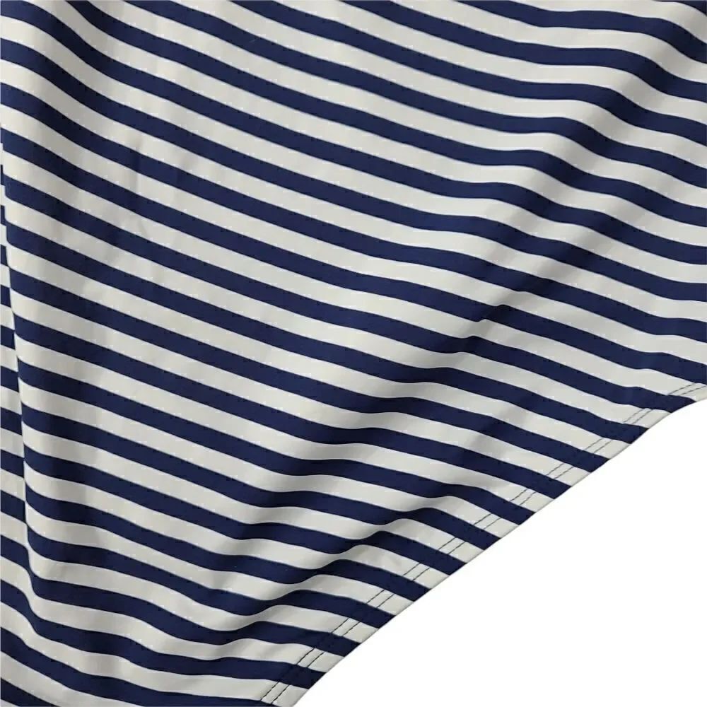 Sia Australia blue striped one peice bathing suite - Picture 7 of 8